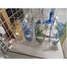 LOT DE 4 VERRES À ORANGEADE 4 COULEURS