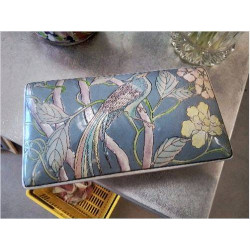 BOITE RECT OISEAU FAIENCE...