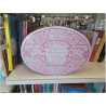 BOITE METAL OVALE GM ROSE BLANC