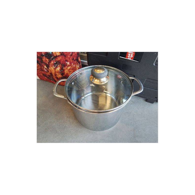 FAITOUT INOX INDUCTION COUVERCLE VERRE