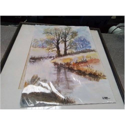 AQUARELLE PAYSAGE 