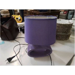 LAMPE DE CHEVET MAUVE 