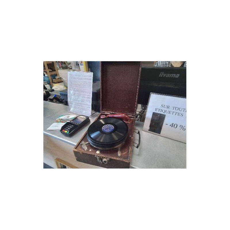 GRAMOPHONE DE VOYAGE + ACC BB