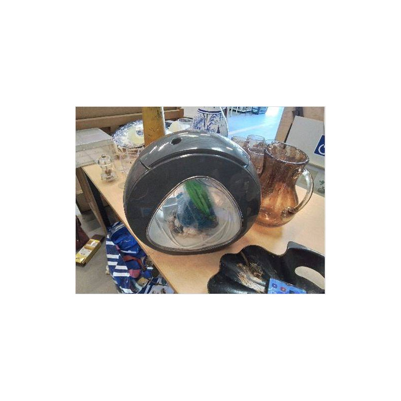 AQUARIUM ROND GRIS