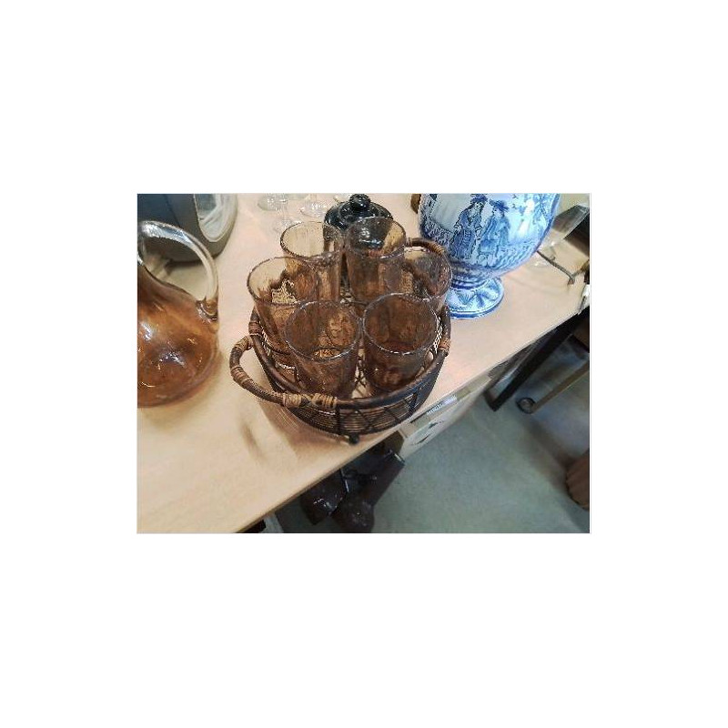 LOT 6 VERRES BIOT MARR+SUPPORT 