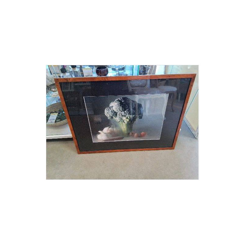 CADRE NATURE MORTE BROCOLIS 
