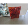 TOILE PEINTURE MODERNE ROUGE ORANGE 