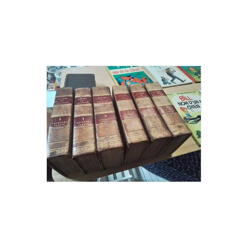 LOT LIVRES OEUVRES VOLTAIRE 1827