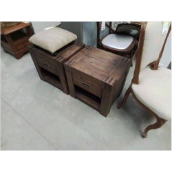 CHEVET MARRON 1T