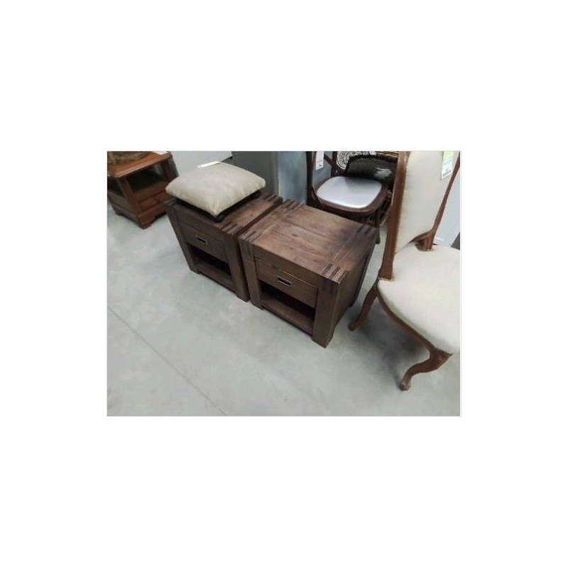 CHEVET MARRON 1T