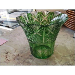 VASE FACETTES HAUT CISELE...