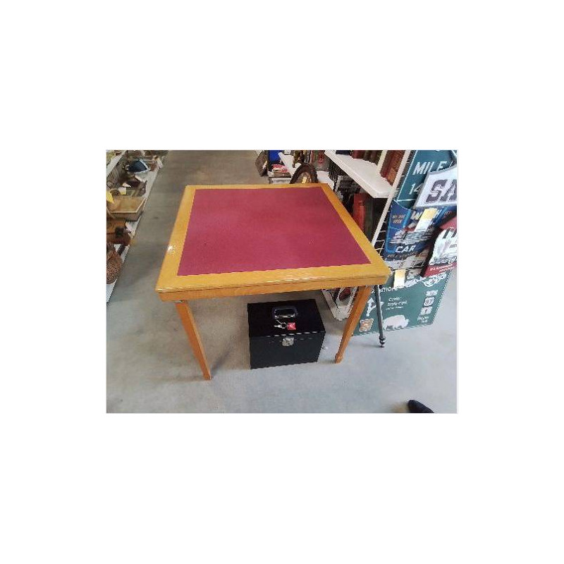 TABLE DE BRIDGE PLIANTE 