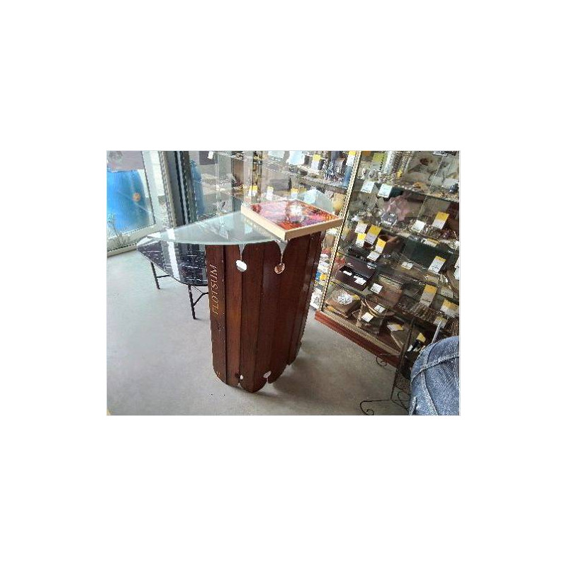 CONSOLE BAR CAISSE D’AVIRON ANCIEN