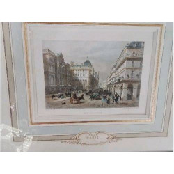 CADRE GRAVURE RUE DE RIVOLI