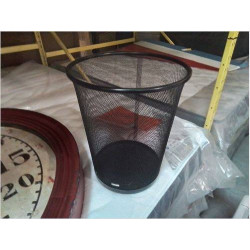 CORBEILLE PAPIER NOIRE ROLODEX