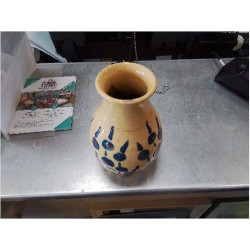 VASE SAVOYARD JAUNE BLEU