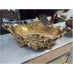 JARDINIERE BRONZE DORÉ 