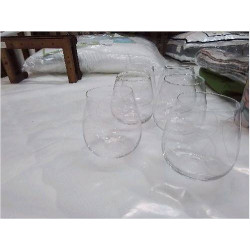 LOT VERRES GRAVÉS CERCLES