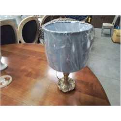 LAMPE PIED BRONZE PM ABJ GRIS
