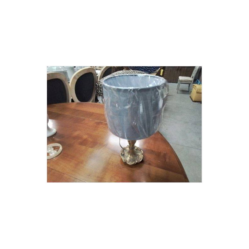 LAMPE PIED BRONZE PM ABJ GRIS