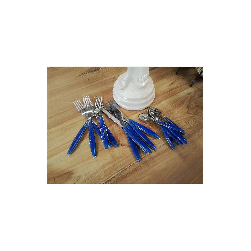 ENS COUVERTS BLEU GUZZINI X5