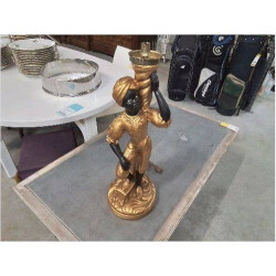 STATUE LAMPE NUBIEN 