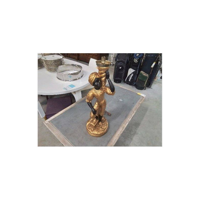 STATUE LAMPE NUBIEN 