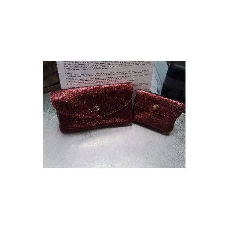 PORTE MONNAIE CUIR IRISE + PORTE MONNAIE PM EN L ETAT