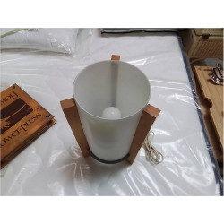 LAMPE VERREE BLANC 3...
