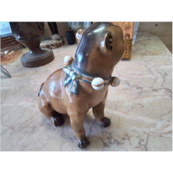 CHIEN FAIENCE ANCIEN 