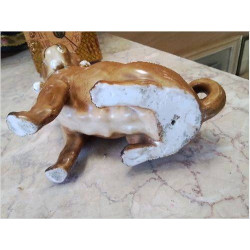 CHIEN FAIENCE ANCIEN 
