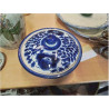 POT DECOR FLEURS BLEUES