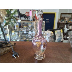 CARAFON IRISÉ ÉMAILLÉ RUBAN