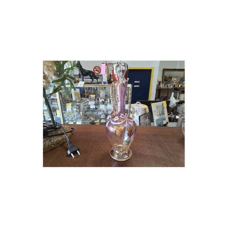CARAFON IRISÉ ÉMAILLÉ RUBAN