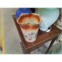 VASE TERRE ÉMAILLÉE CORDON...