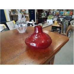 VASE PLAT ORANGE 