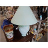 LAMPE VERTE DECOR FLORAL