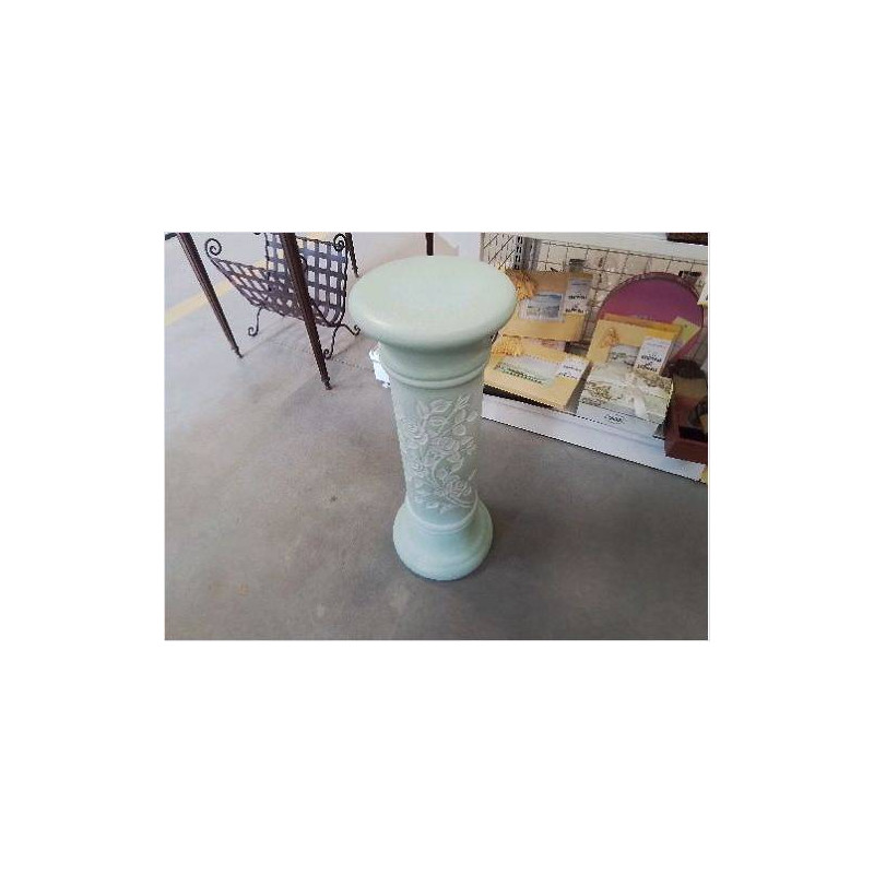 COLONNE VERTE DECOR FLORAL 