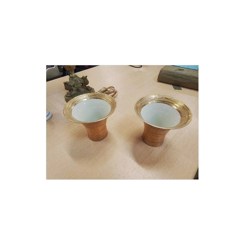 TASSE MONACO BLC DORÉ