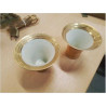 TASSE MONACO BLC DORÉ