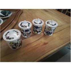 LOT 4 POTS VINTAGE SALINS