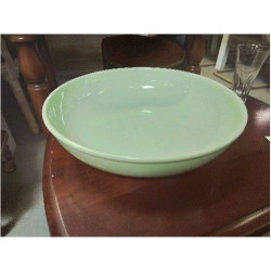 COUPE A FRUITS FAIENCE  VERT 