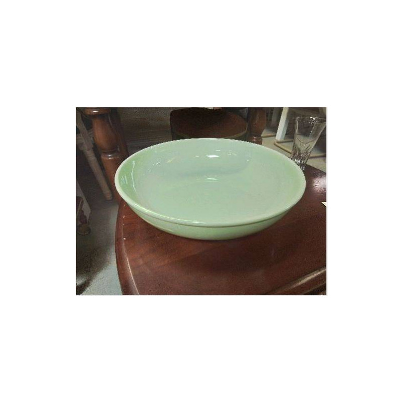 COUPE A FRUITS FAIENCE  VERT 
