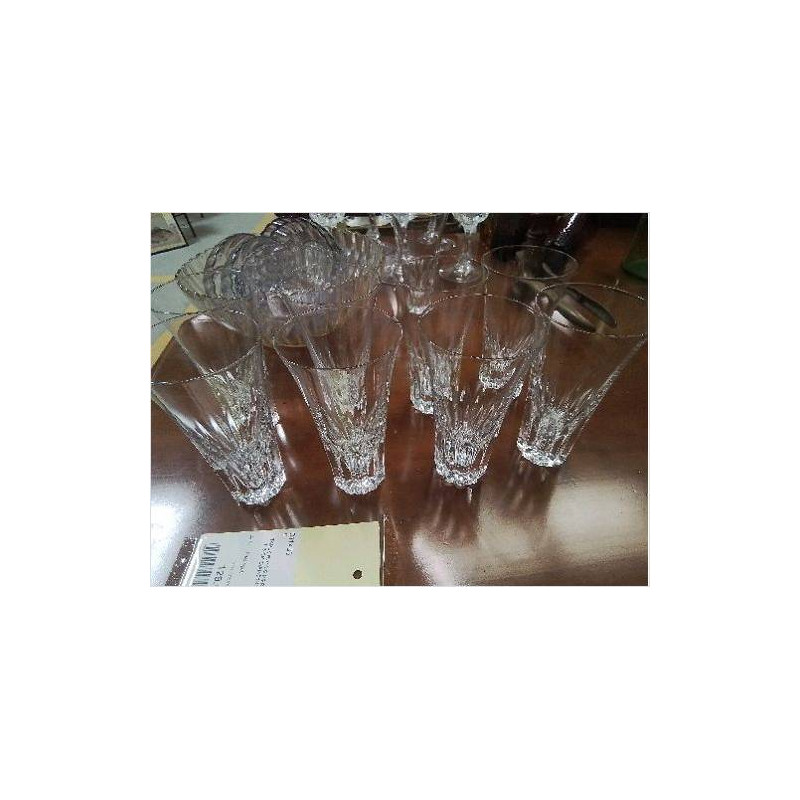 LOT VERRES A PASTIS PIED ETOILE