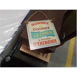 PLAQUE SONNEZ ET COUREZ