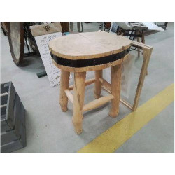 TABOURET BOIS MASSIF...