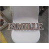 DECO MURALE FAMILLE EN BOIS GRIS