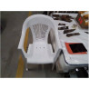 LOT 4 FAUTEUILS PVC BLC POLTRONA ELEGANT SCAB
