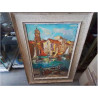 PEINTURE PORT EN VILLE CLAIRE TINEL