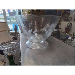 SALADIER CRISTAL GM FLEURS...